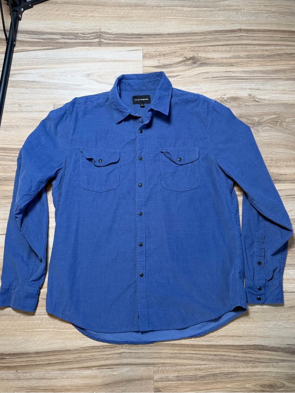 Lucky Brand Corduroy Western Pearl Snap Shirt